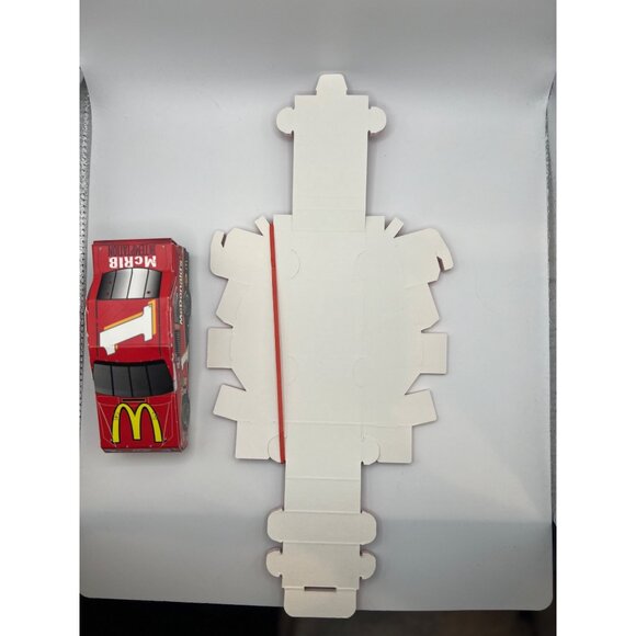 McDonald’s 2012 Promotional McRib Cardboard Build Your Own Race Car Lot of 9 New - Picture 6 of 6